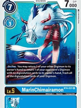 BT4-031 R MarinChimairamon Digimon 