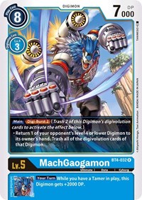 BT4-032 R MachGaogamon Digimon 