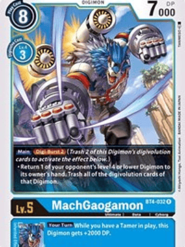 BT4-032 R MachGaogamon Digimon 