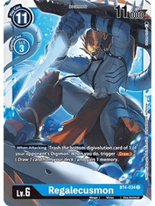 BT4-034 C Regalecusmon Digimon 
