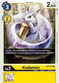 BT4-037 C Kudamon Digimon 