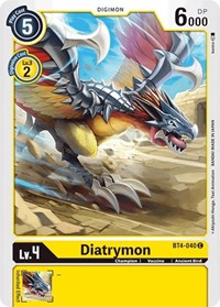 BT4-040 C Diatrymon Digimon 