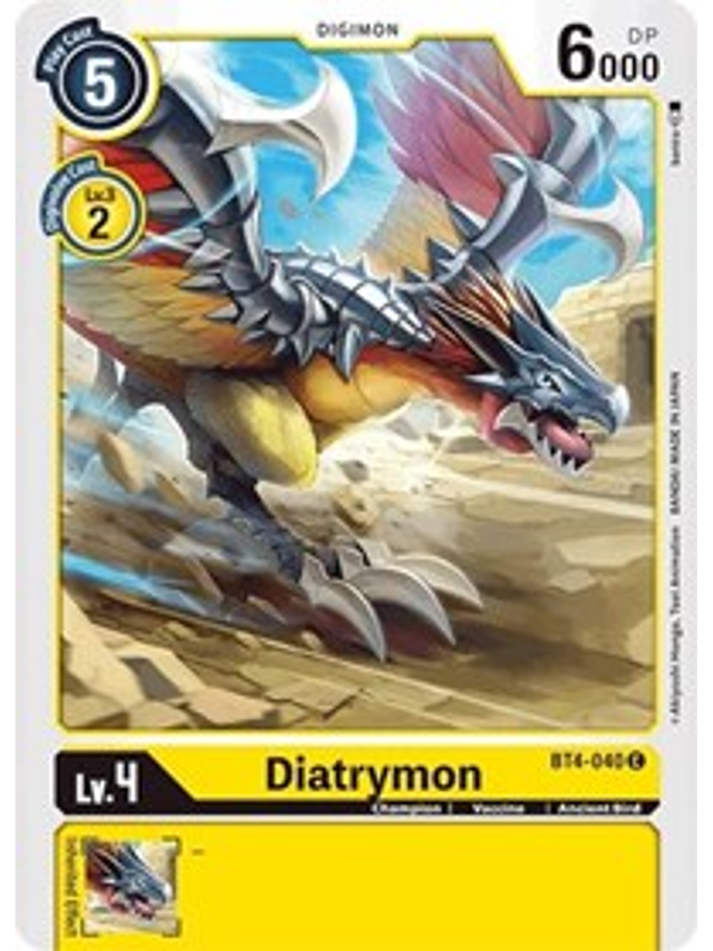 BT4-040 C Diatrymon Digimon  1