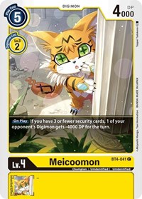 BT4-041 C Meicoomon Digimon 