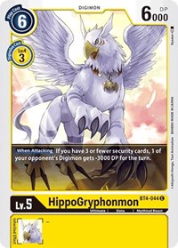 BT4-044 C HippoGryphonmon Digimon 