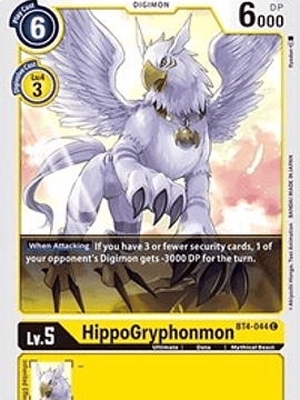BT4-044 C HippoGryphonmon Digimon 