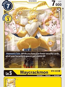 BT4-045 C Maycrackmon Digimon 