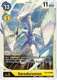 BT4-049 R Varodurumon Digimon 