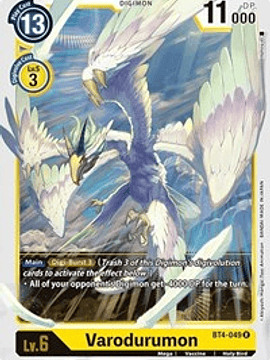 BT4-049 R Varodurumon Digimon 