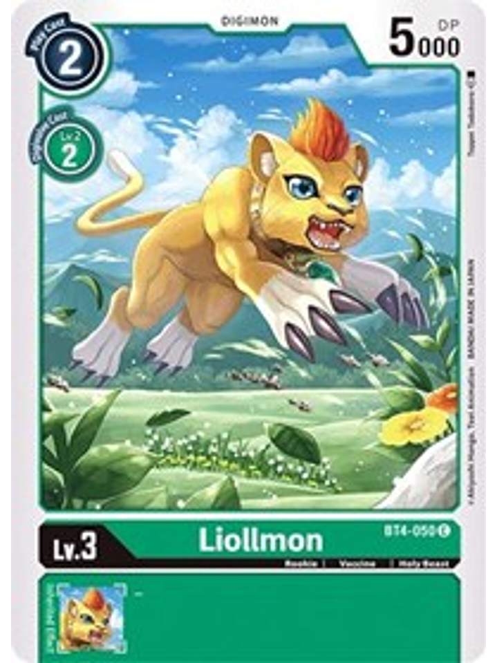 BT4-050 C Liollmon Digimon  1