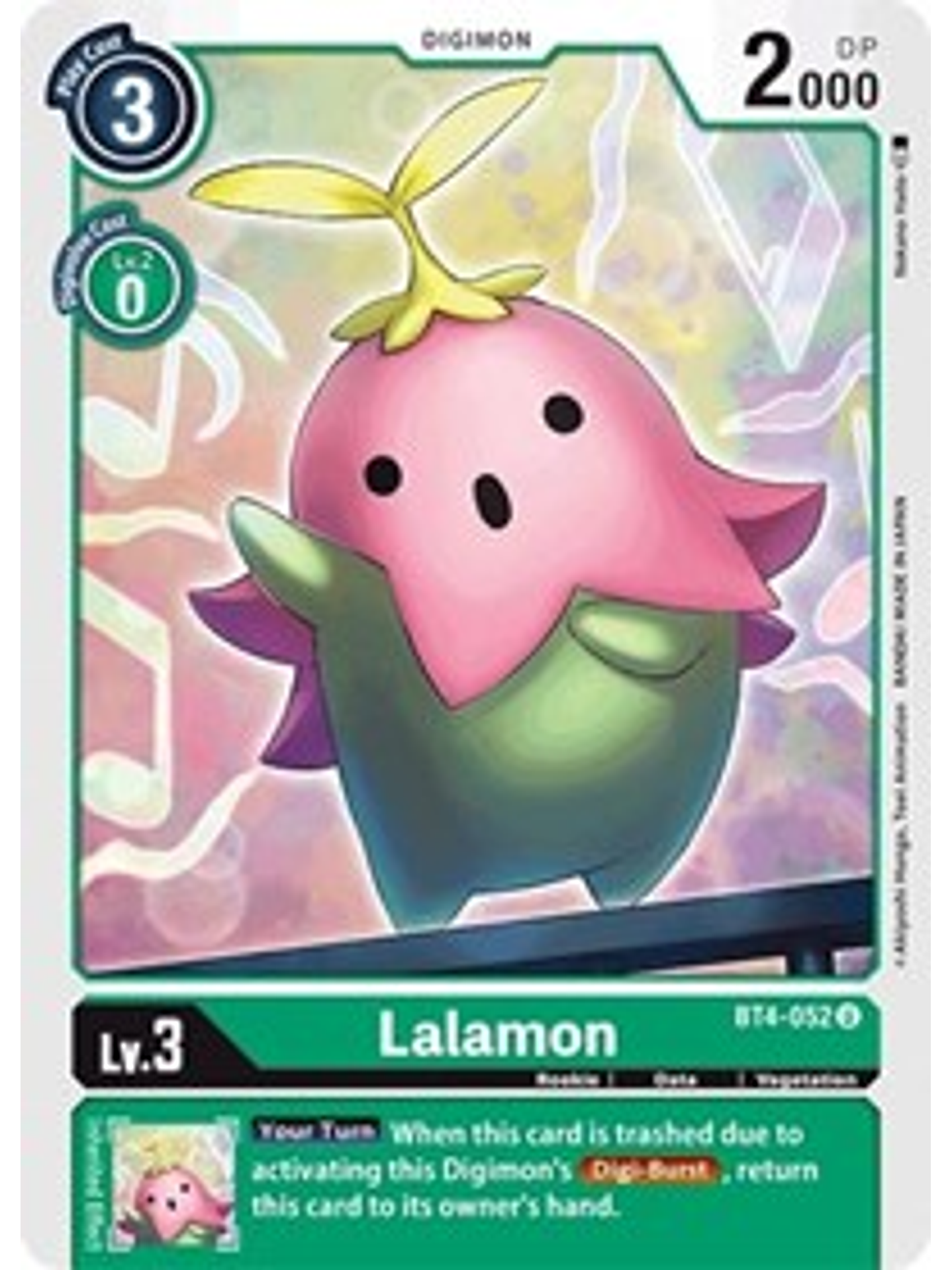 BT4-052 U Lalamon Digimon  1