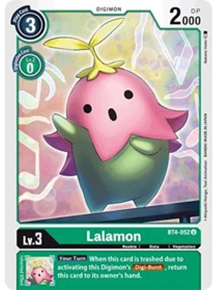 BT4-052 U Lalamon Digimon  1