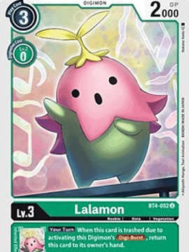 BT4-052 U Lalamon Digimon 