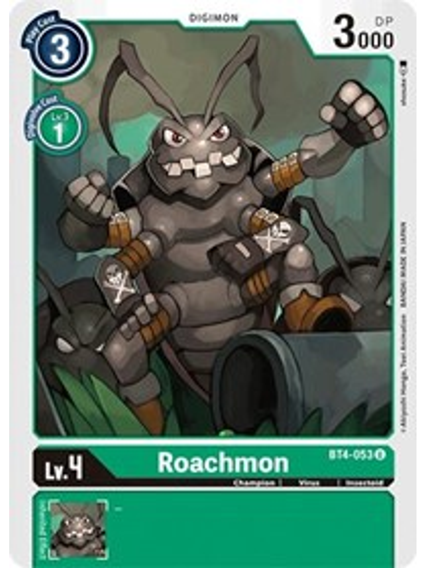 BT4-053 U Roachmon Digimon  1