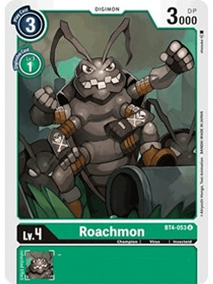 BT4-053 U Roachmon Digimon 