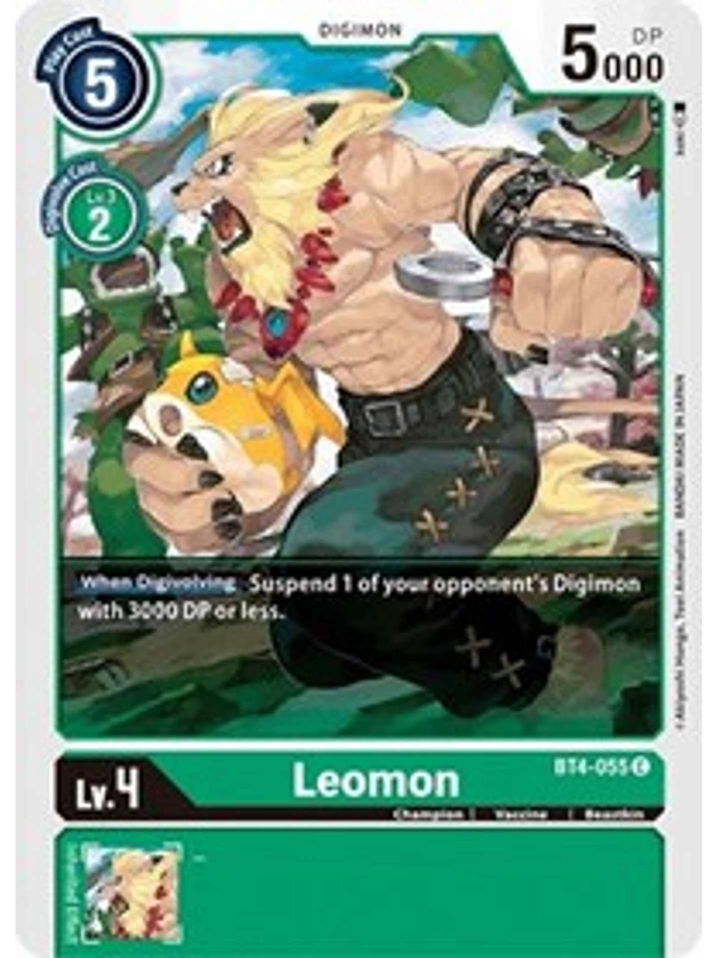 BT4-055 C Leomon Digimon  1