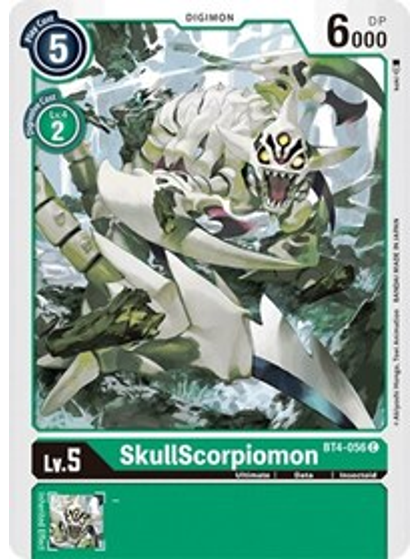 BT4-056 C SkullScorpiomon Digimon  1