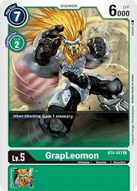 BT4-057 C GrapLeomon Digimon 