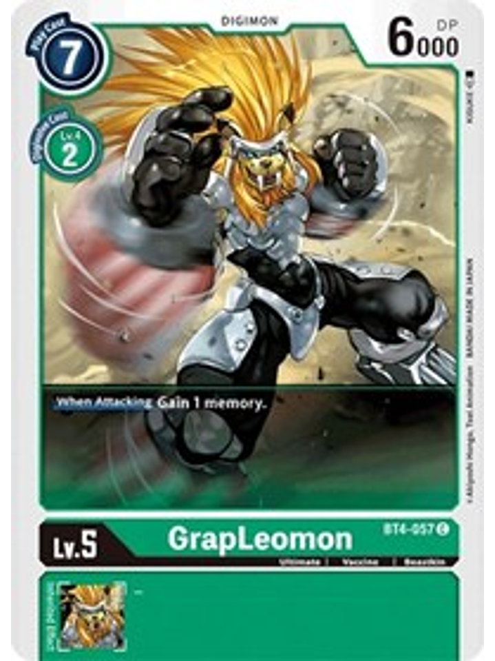 BT4-057 C GrapLeomon Digimon  1