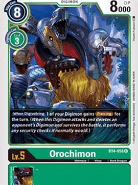 BT4-058 R Orochimon Digimon 