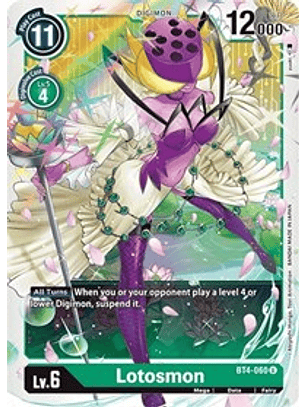 BT4-060 U Lotosmon Digimon 