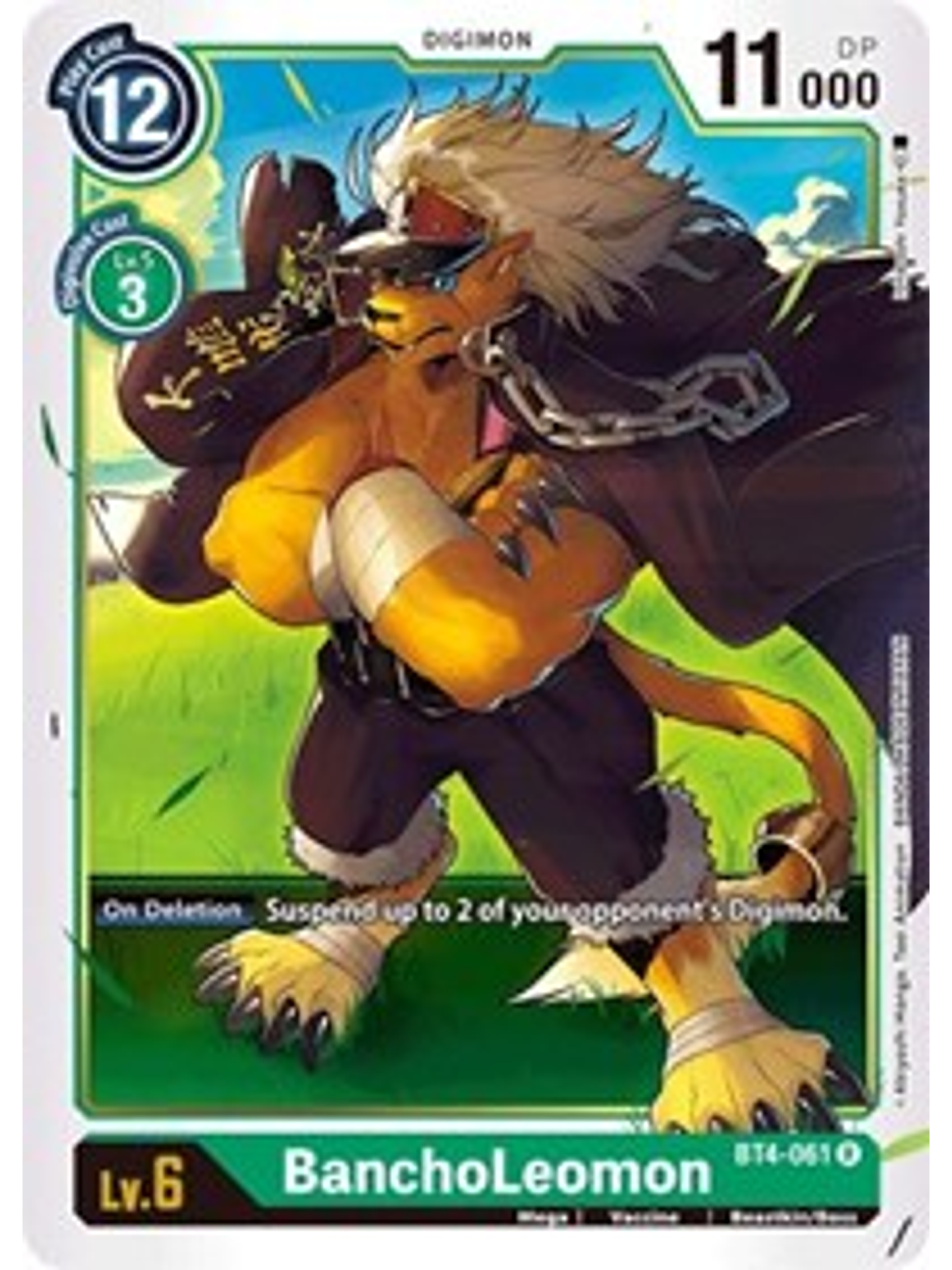 BT4-061 R BanchoLeomon Digimon  1