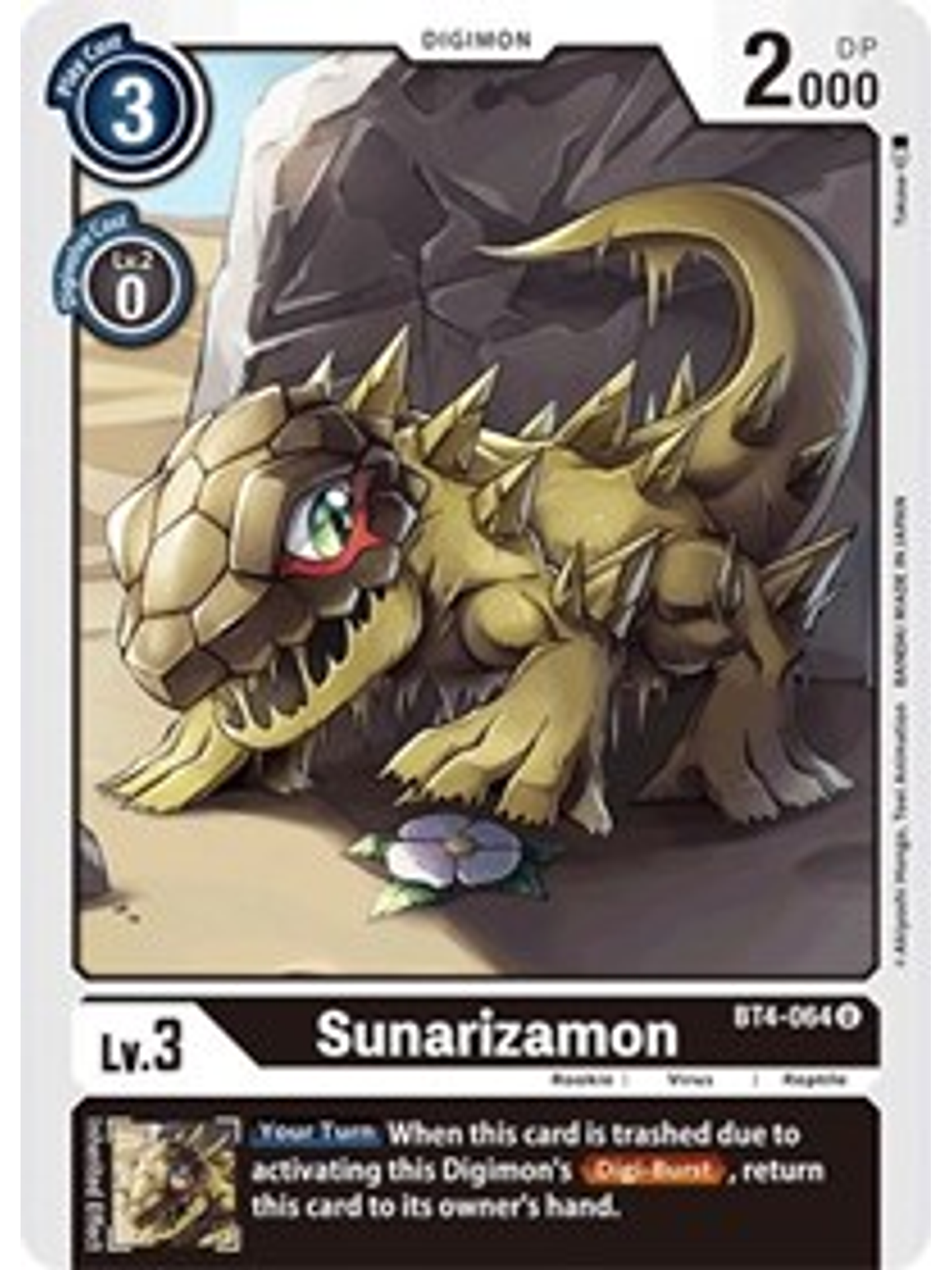 BT4-064 U Sunarizamon Digimon  1
