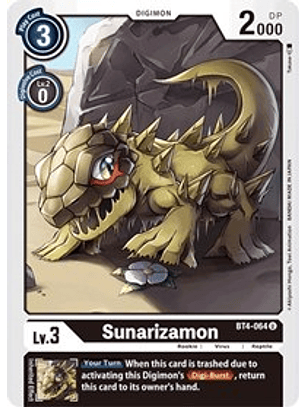 BT4-064 U Sunarizamon Digimon 
