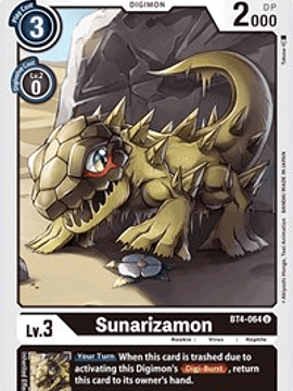 BT4-064 U Sunarizamon Digimon 