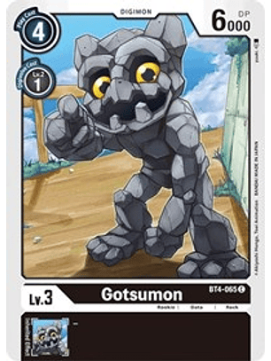 BT4-065 C Gotsumon Digimon 