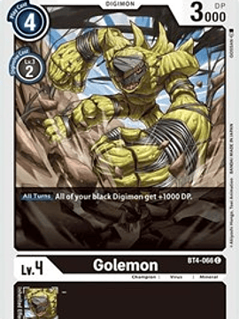 BT4-066 C Golemon Digimon 
