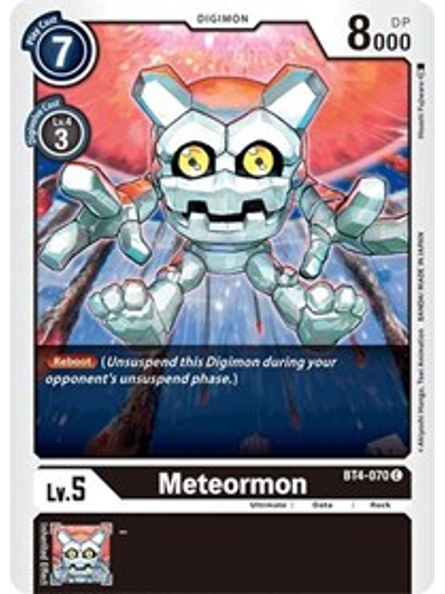 BT4-070 C Meteormon Digimon  1