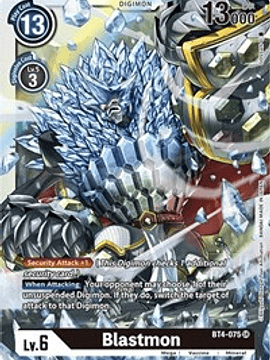 BT4-075 SR Blastmon Digimon 