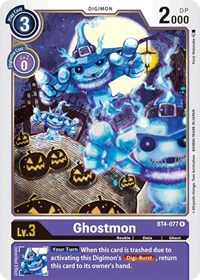 BT4-077 R Ghostmon Digimon 