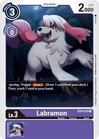 BT4-079 C Labramon Digimon 