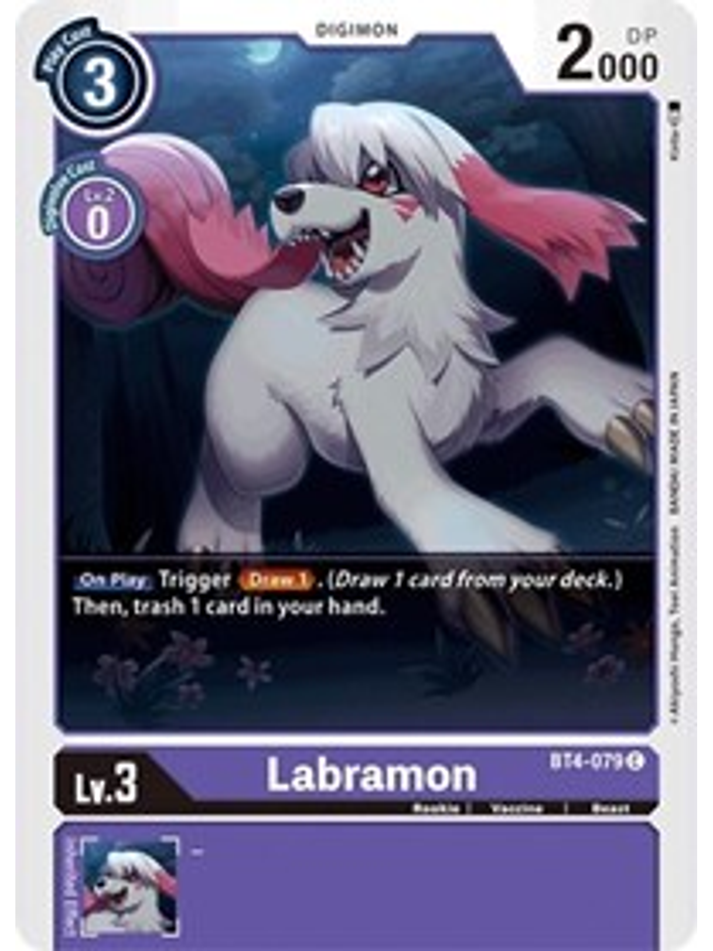 BT4-079 C Labramon Digimon  1