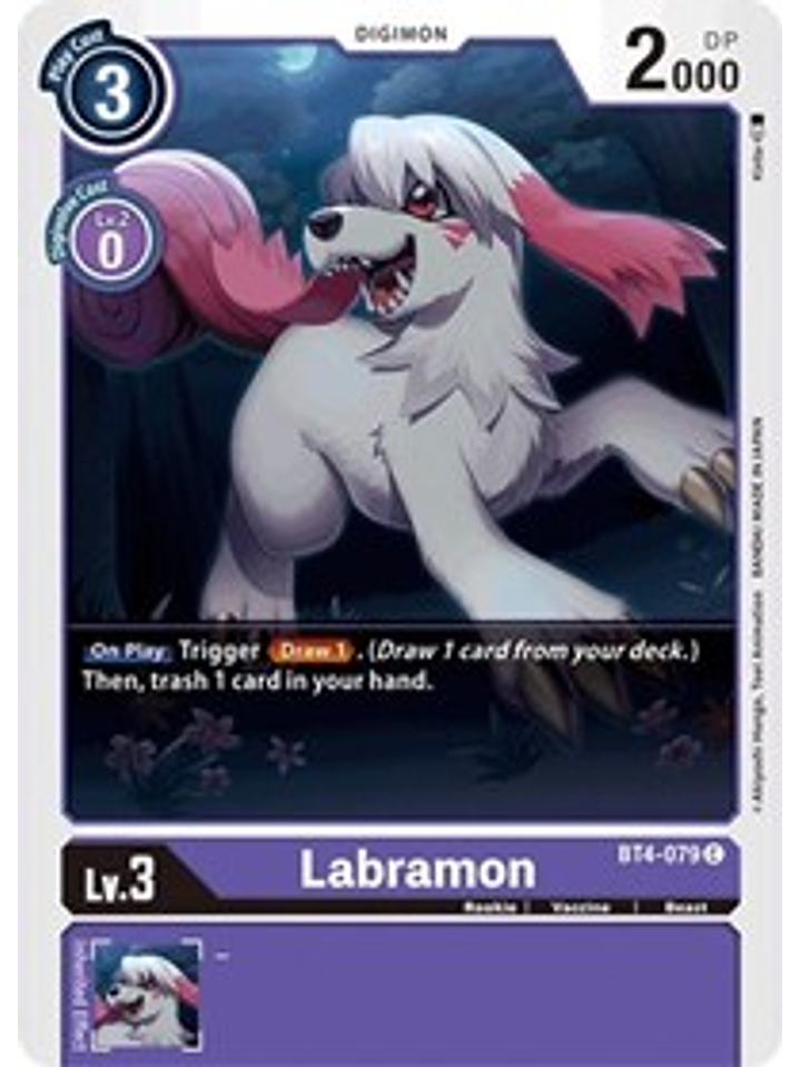 BT4-079 C Labramon Digimon  1