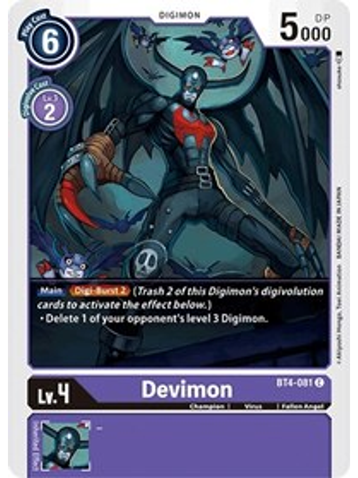 BT4-081 C Devimon Digimon  1