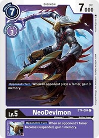 BT4-084 C NeoDevimon Digimon 