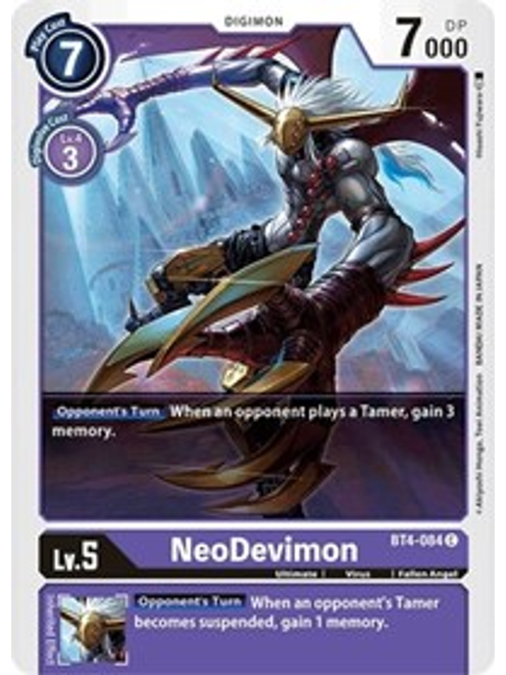 BT4-084 C NeoDevimon Digimon  1