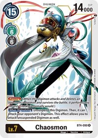 BT4-090 R Chaosmon Digimon 