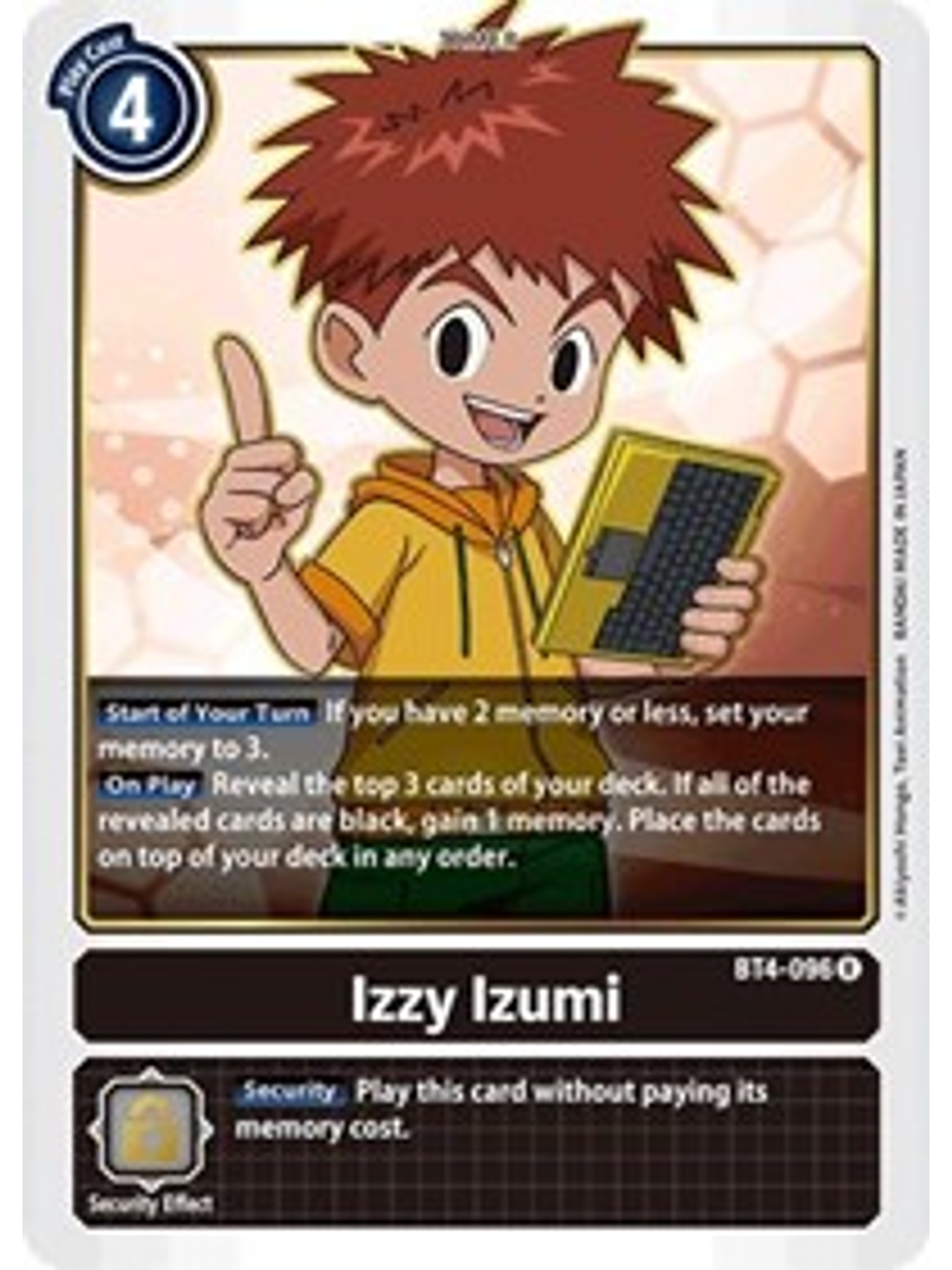 BT4-096 R Izzy Izumi Tamer  1