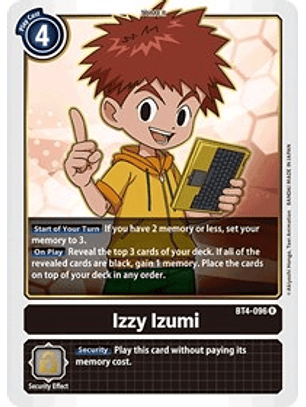 BT4-096 R Izzy Izumi Tamer 