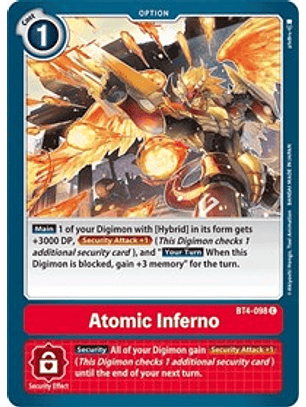 BT4-098 C Atomic Inferno Option 