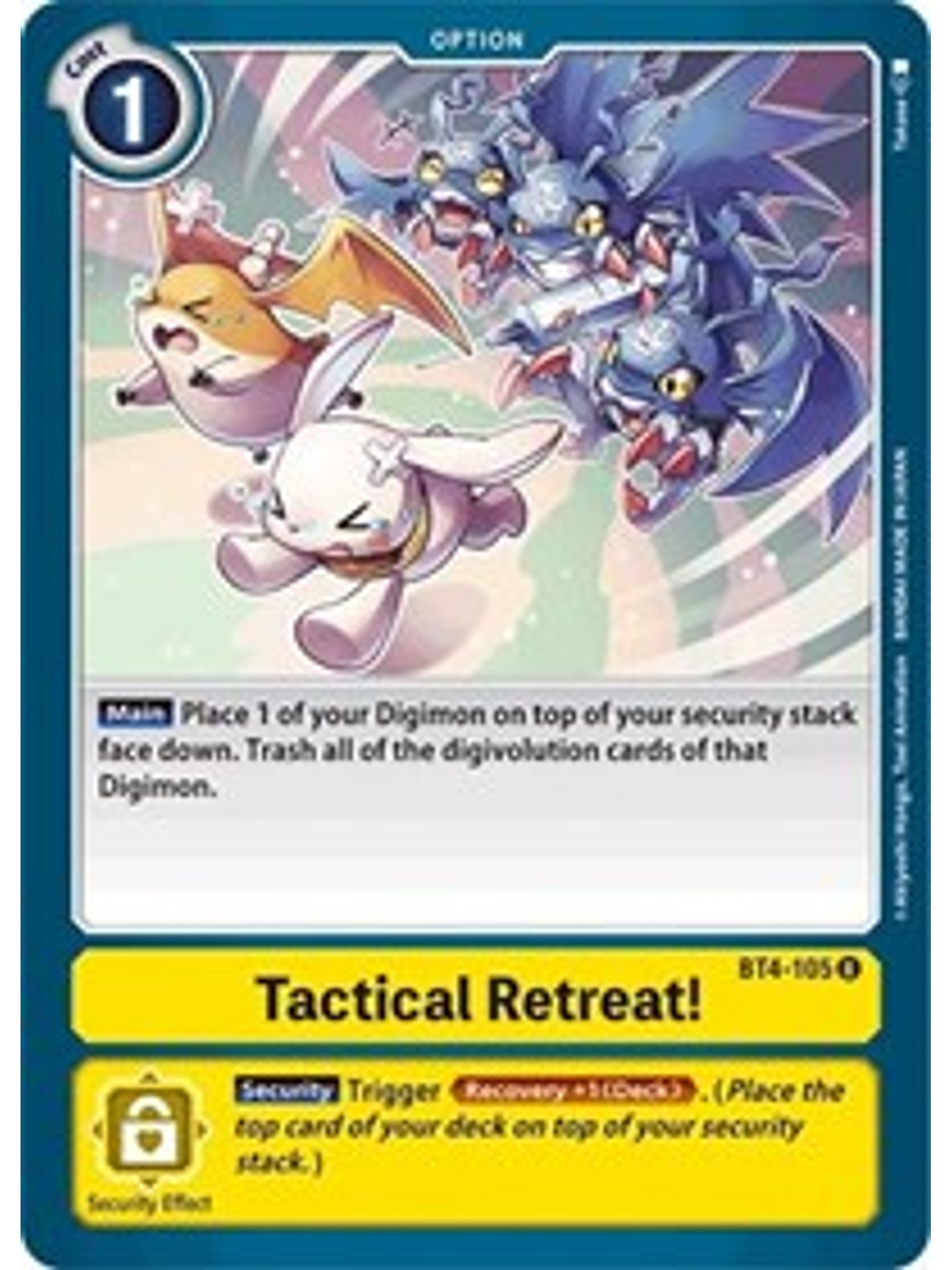 BT4-105 U Tactical Retreat! Option  1