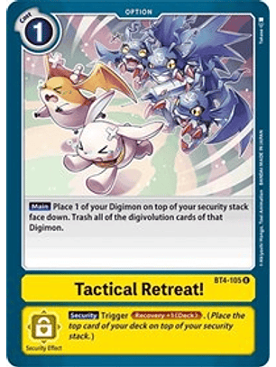 BT4-105 U Tactical Retreat! Option 