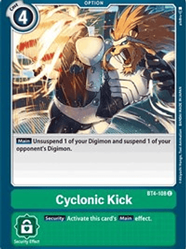 BT4-108 C Cyclonic Kick Option 