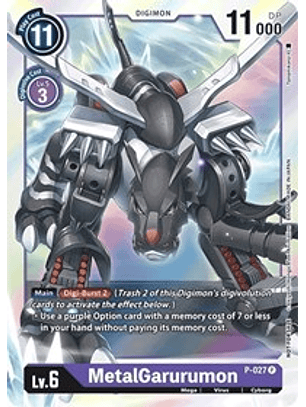 MetalGarurumon - P-027