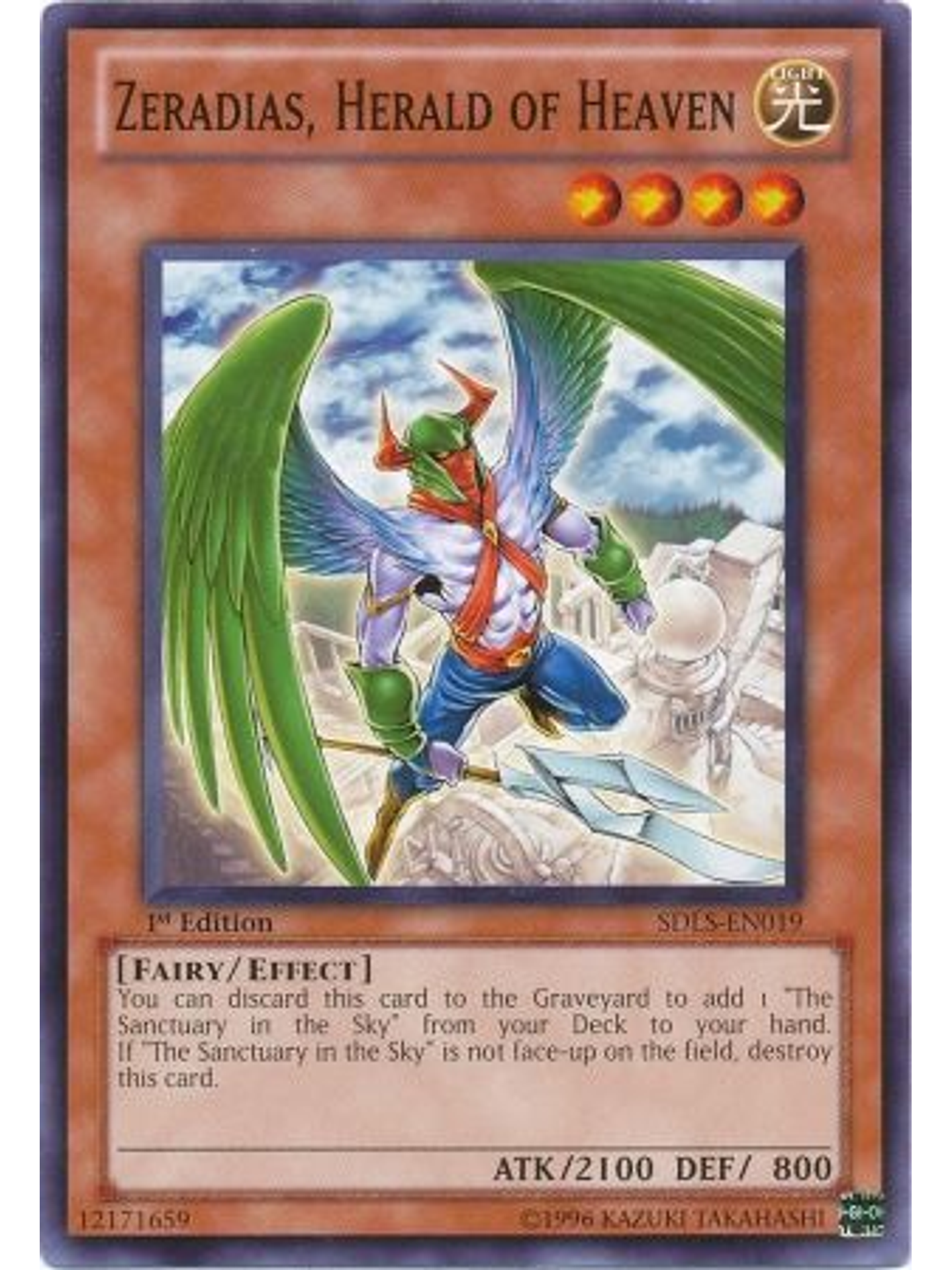 Zeradias, Herald of Heaven - SDLS-EN019 - Common 1st Edition 1