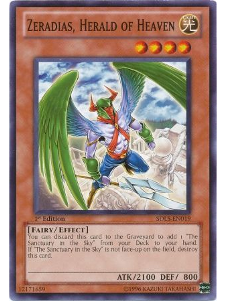 Zeradias, Herald of Heaven - SDLS-EN019 - Common 1st Edition 1